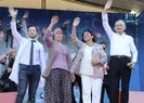 Binlerce CHP’linin alkışladığı Esma AK Parti rozeti taktı