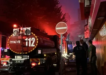 Isparta'da gece kulübünde yangın
