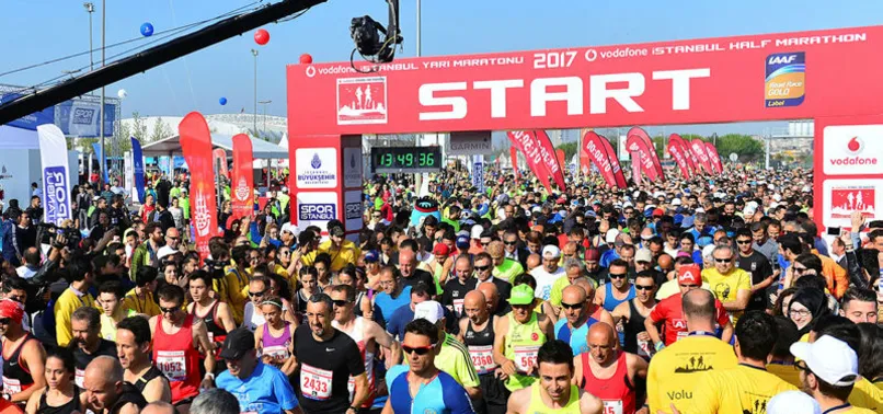 İstanbul Yarı Maratonu başladı