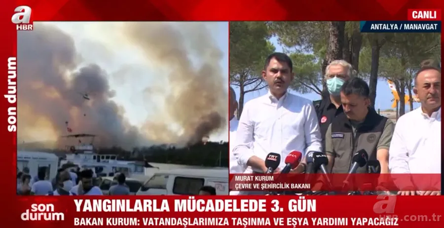 Antalya, Adana, Marmaris, Mersin, Muğla, Osmaniye ve Kayseri'deki orman yangınlarına müdahale ediliyor! Kahreden görüntüler 12