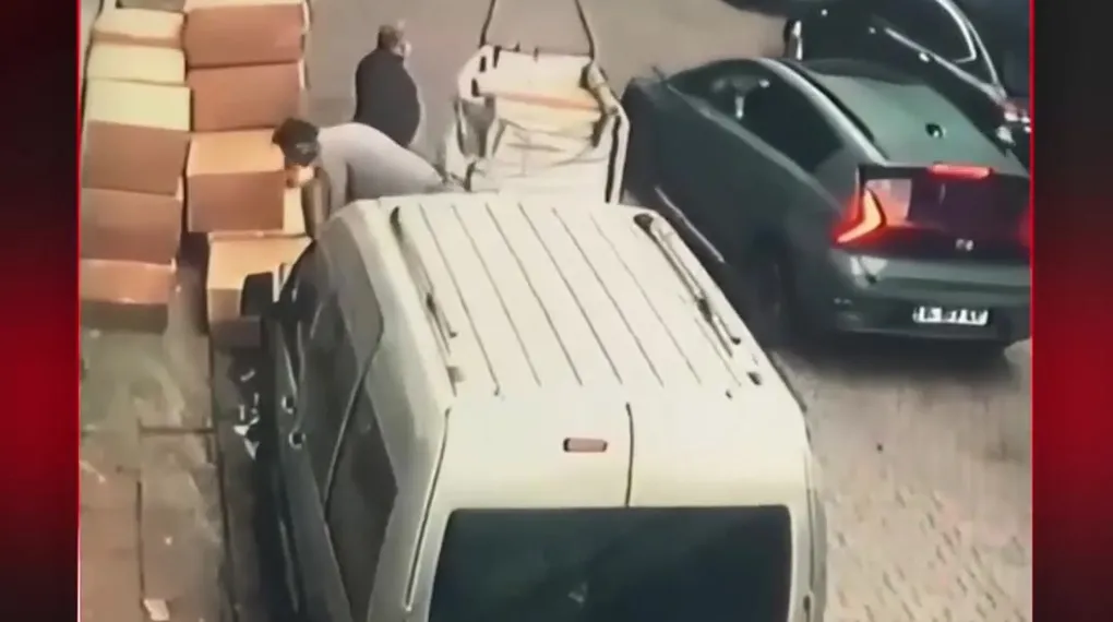 POLİS DEPOYA ÇÖPLERDEN ULAŞTI