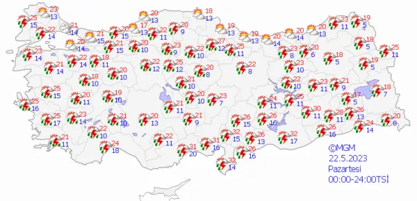 1684684149984.png Kuvvetli sağanak yağış yolda! Meteoroloji'den çok sayıda ile flaş uyarı! İstanbul Ankara İzmir hava durumu... - 4