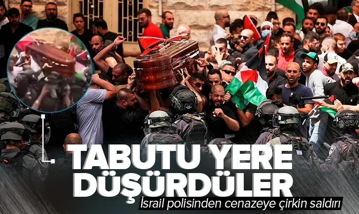 Son dakika: İsrail polisinden öldürülen Al Jazeera muhabiri Ebu Akile’nin cenazesine müdahale!