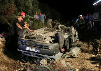 Aydın'da trafik kazası: 2 ölü 3 yaralı