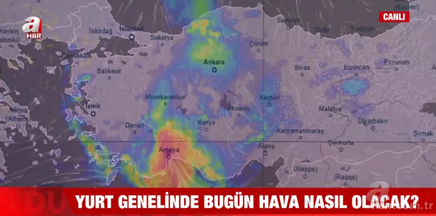 Akdeniz kaynaklı sistem etkili: Yağış ve rüzgar şiddetini artıracak, 20 ilde sarı kodlu alarm 3
