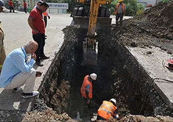 Başkent'te çöken yol için rekor para cezası