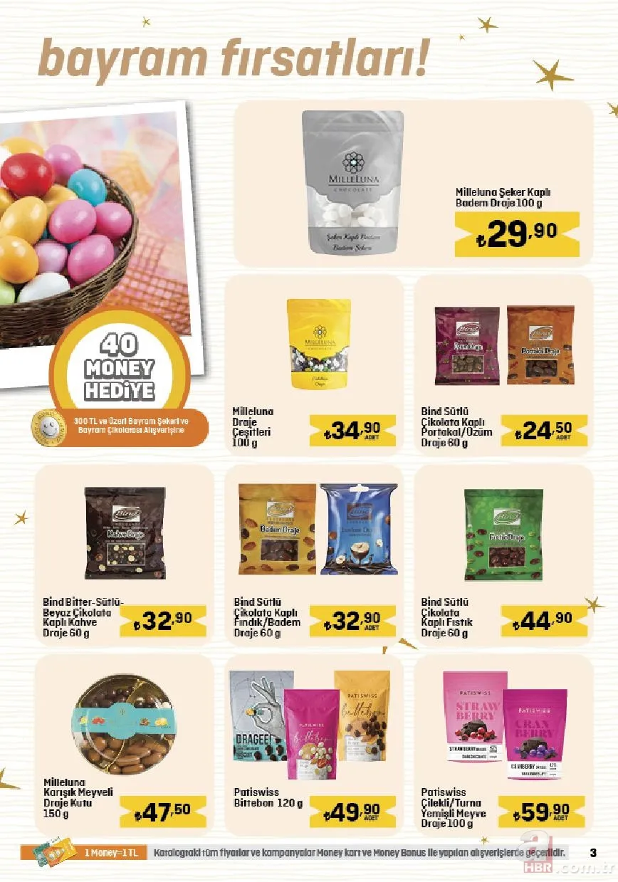 Migros bayrama özel indirim kataloğu yayınladı! 10 Nisan itibari ile bayram şekeri, çikolata ve hediyeliklerde sürpriz fiyat geliyor 20