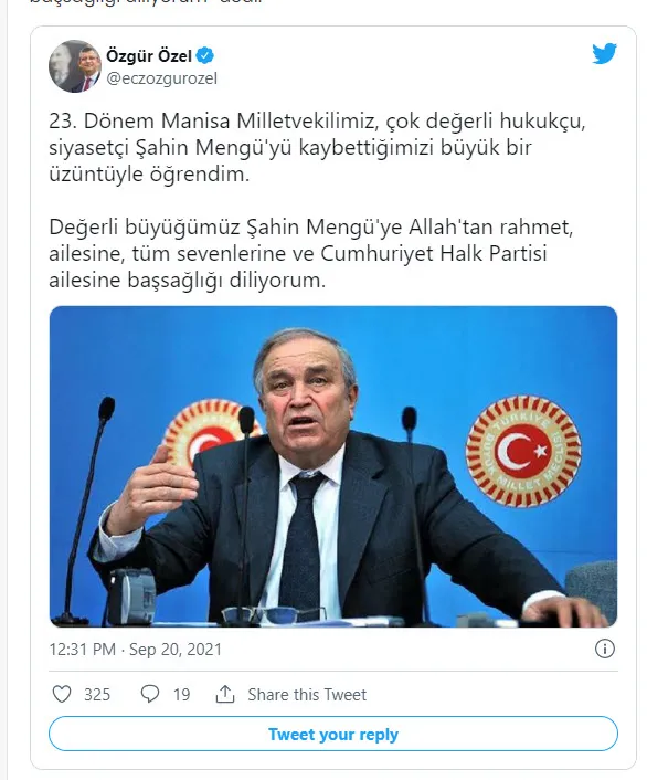 Son dakika: CHP eski milletvekili Şahin Mengü hayatını kaybetti | Şahin Mengü kimdir?