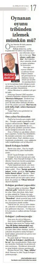 Vesayet odaklarına ve milli irade düşmanlarına karşı hep dik durdu! İşte Mehmet Barlas'ın o dönemlere ışık tutan yazıları - 7