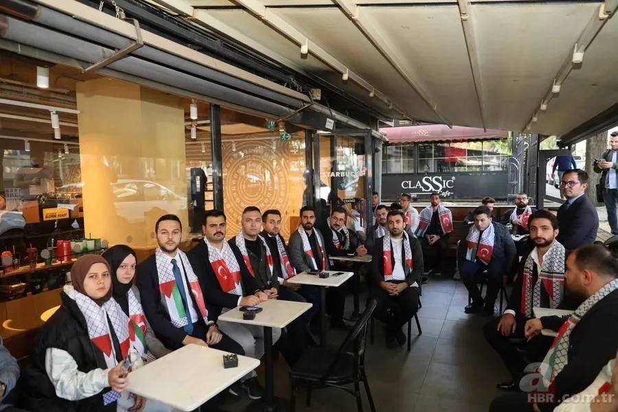 AK Parti Gençlik Kolları’ndan Starbucks’ta büyük Gazze eylemi: Say Stop! 2