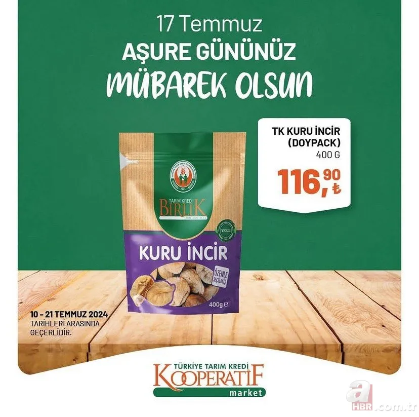 Tarım Kredi Market'te fırsat kataloğu geldi! 70 üründe indirim var: Gül suyu 47.90, buğday 18.50 TL, TK antep fıstığı 187,90 TL 3