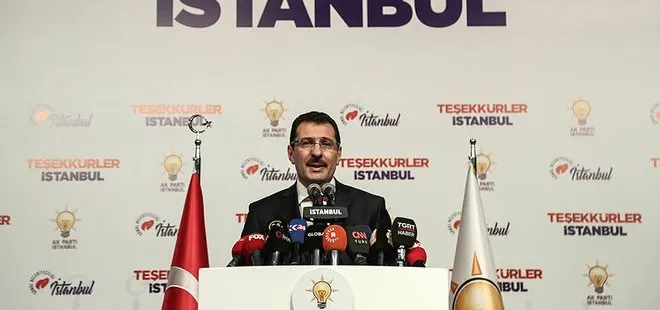 AK Parti İstanbul seçimlerindeki son rakamı açıkladı