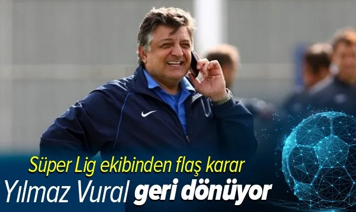 Son dakika | BB Erzurumspor'da Yılmaz Vural sesleri!