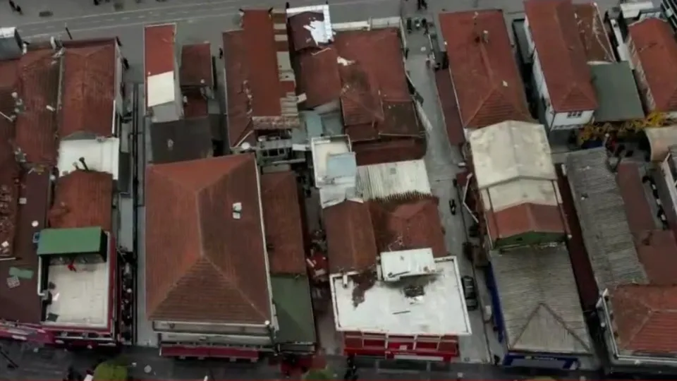 A HABER DRONE’UNDAN DEPREM BÖLGESİ! Düzce'de ortaya çıkan hasar böyle görüntülendi