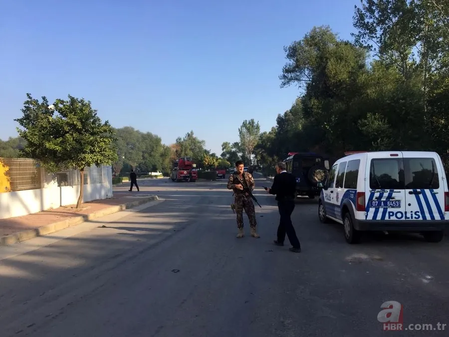 ATSO binası otoparkındaki patlamadan fotoğraflar 9