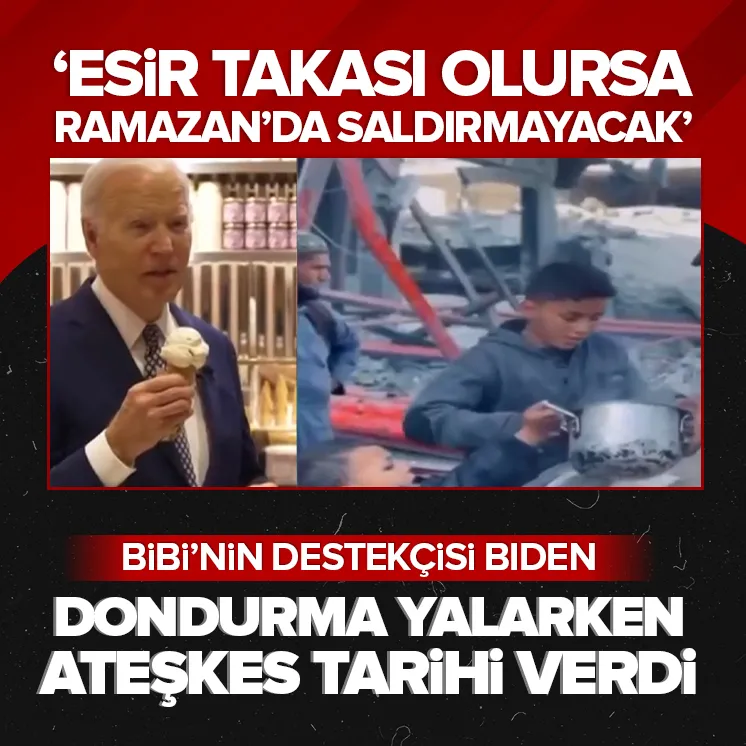 Dondurma yalarken ateşkes tarihi verdi!