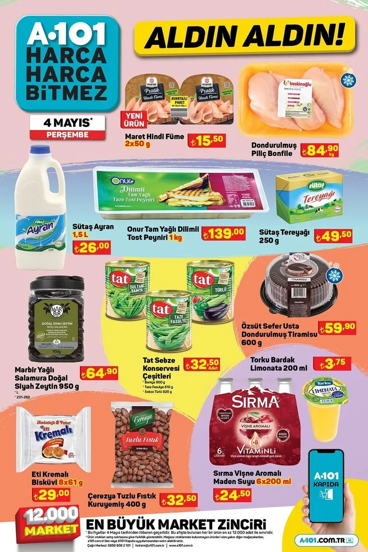 A101 güncel aktüel katalog listesi! 4 Mayıs bugün Perşembe A101’e neler gelecek? Aylık 2.166 TL’lik taksitle Benzinli Moped yerini aldı! İşte tam liste...
