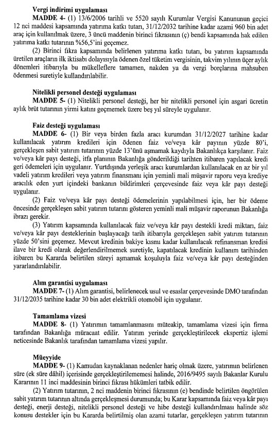 Başkan Erdoğan yerli elektrikli otomobil üretim tesisi için imzayı attı