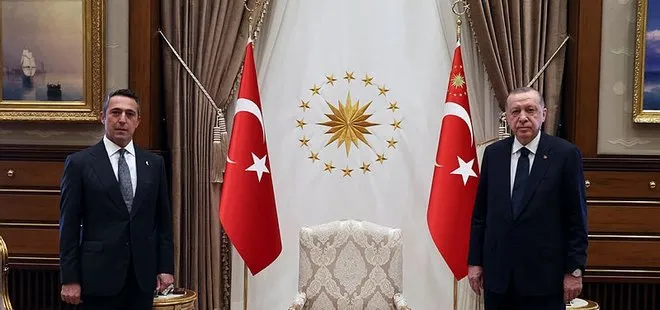Başkan Erdoğan Fenerbahçe Spor Kulübü Başkanı Ali Koç’u kabul etti