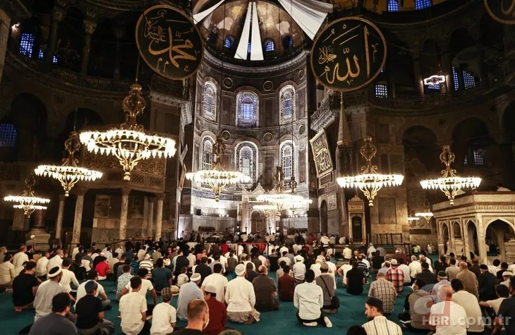 Başkan Erdoğan'dan Ayasofya Camii paylaşımı: Ezanların, salavatların, hatmi şeriflerin sesleri kıyamete kadar eksik olmayacak