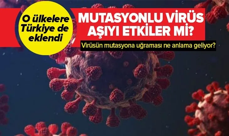 Son dakika: Türkiye'de görülen mutasyona uğrayan virüs nedir? Aşı faaliyetlerini etkiler mi?
