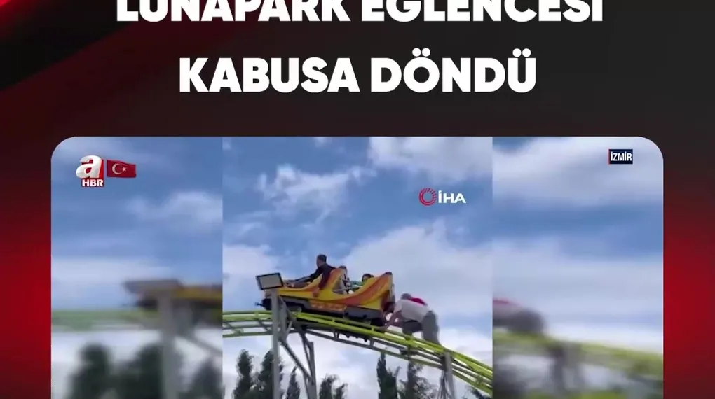 LUNAPARK EĞLENCESİ KABUSA DÖNDÜ