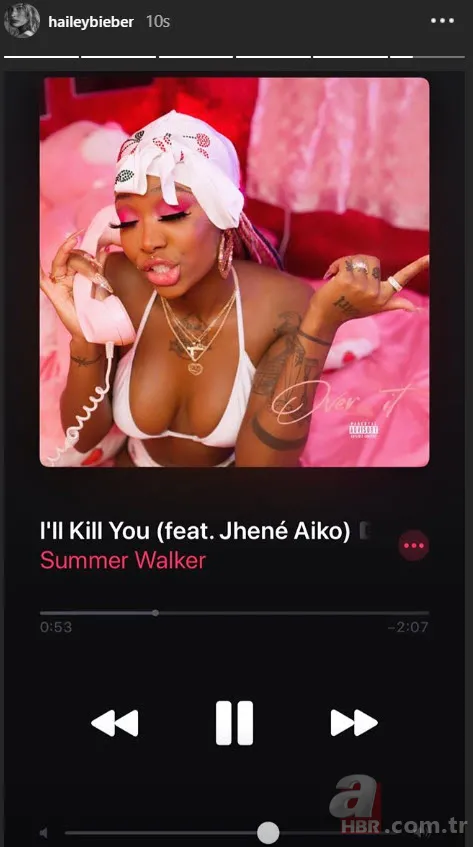 Hailey Baldwin’den Justin Bieber’ın eski sevgilisi Selena Gomez’e ‘seni öldürürüm’ mesajı 3