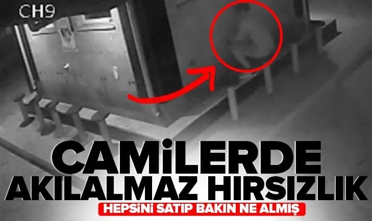Camide akılalmaz hırsızlık! Muslukları çalıp bakın ne yapmış