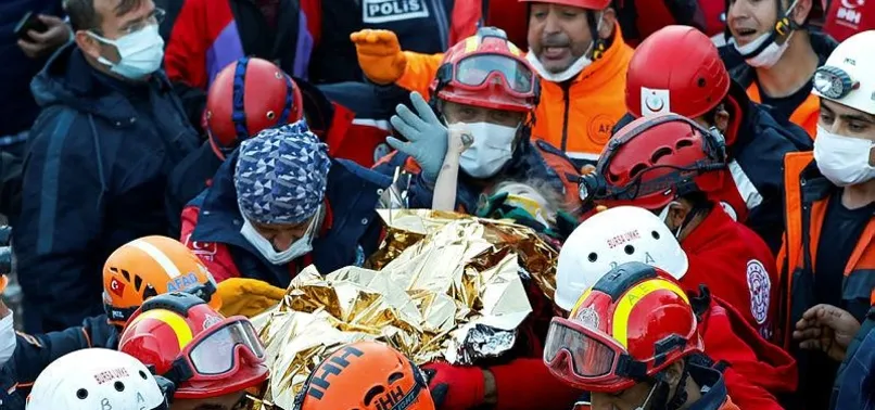İzmir depreminde 106 can sağ kurtarıldı!