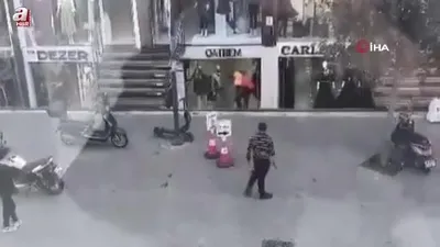 Güngören’de dehşet anları kamerada