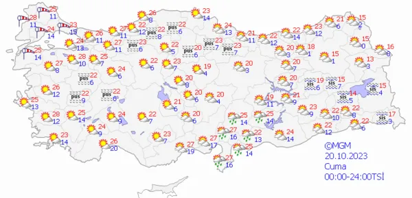 1697790454358.png Sıcaklıklar 30 dereceyi görecek! Hafta boyu etkili olacak! İstanbul Ankara İzmir hava durumu... - 4
