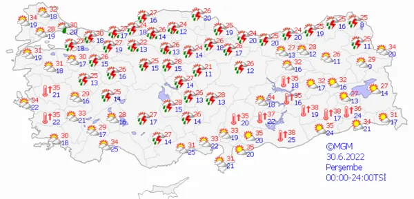 1656513946873.png Çok sayıda ili etkisi altına alacak! Kuvvetli sağanak yağış yolda! Meteoroloji'den son dakika açıklaması... İstanbul Ankara İzmir hava durumu... - 5