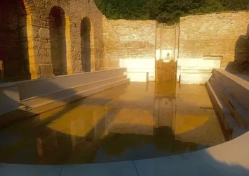 Tarihi Roma hamamında 1900 yıl sonra yeniden su aktı