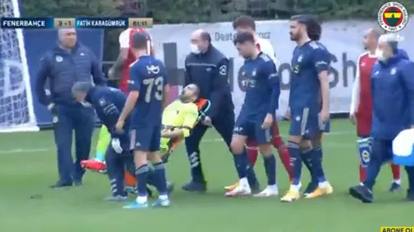 Fenerbahçe'de kaleci Harun Tekin hastaneye kaldırıldı - 2