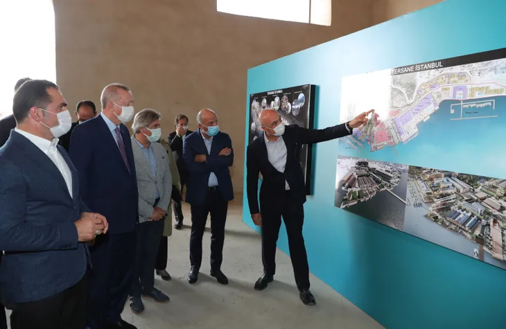 Son dakika: Başkan Erdoğan Kadın Müzesi inşaatında incelemelerde bulundu