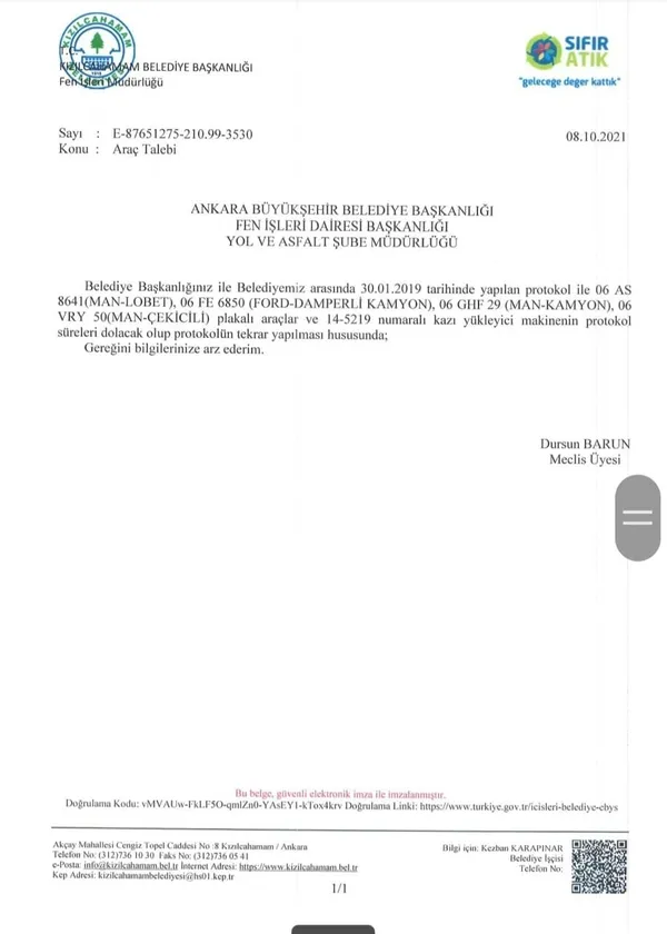 Kışa girerken olacak iş mi bu? Mansur Yavaş, Kızılcahamam Belediyesi’ne hibe edilen araçları geri aldı