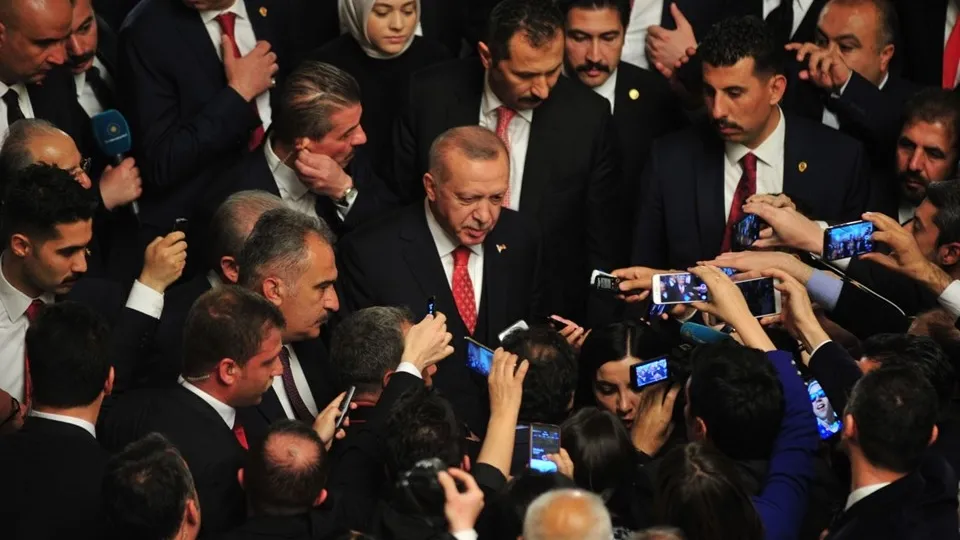 Meclis'te 23 Nisan resepsiyonu