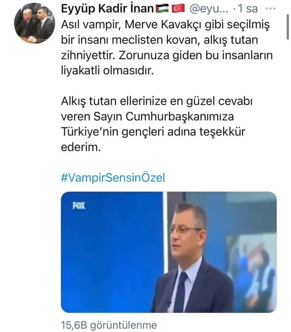 Son dakika: AK Parti'den CHP'li Özgür Özel'e sert tepki! Merve Kavakcı’nın kızı Fatma Gülham Abusahanab’a "vampir" demişti - 4