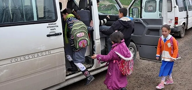 Batman'da taşımalı eğitime 1 gün ara