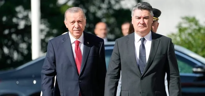 Son dakika: Başkan Erdoğan Hırvatistan’da! Balkan turunun son durağı | Sisak İslam kültür merkezi açılışına katıldı