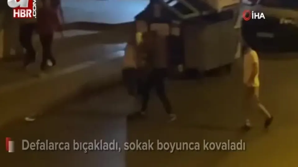 Defalarca bıçakladı, yol boyu kovaladı