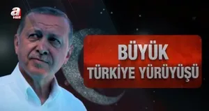 Büyük Türkiye Yürüyüşü belgeseli A Haber’de