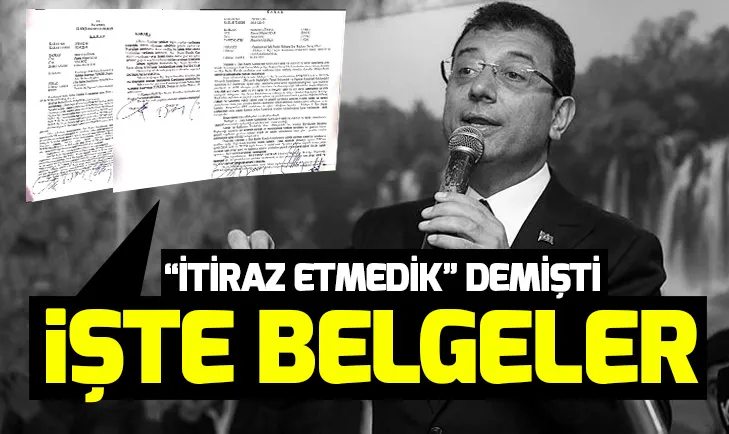 CHPnin İstanbul adayı Ekrem İmamoğlunun itiraz etmedik yalanı