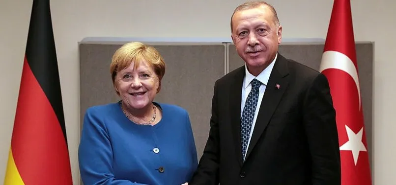Başkan Erdoğan Almanya Başbakanı Merkel ile görüştü