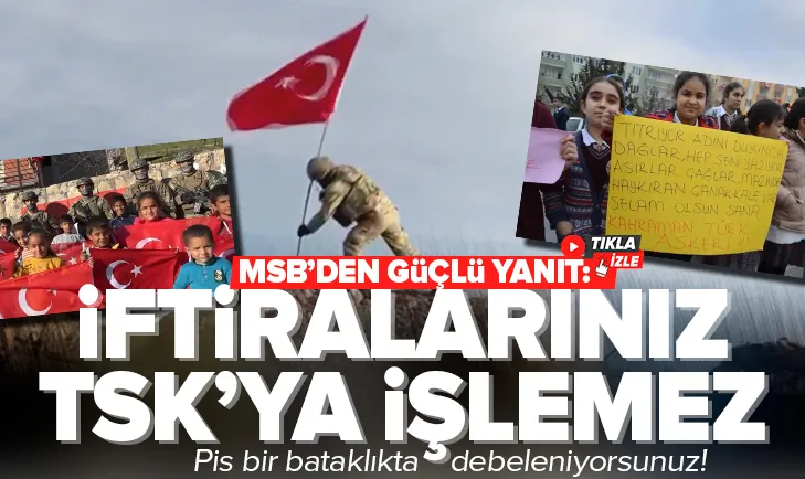 Bataklıkta debelenenlerin iftiraları TSK’ya işlemez