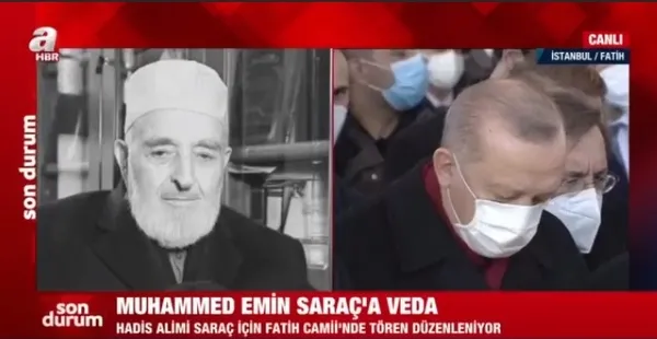 Son dakika: Hadis Alimi Muhammed Emin Saraç için cenaze töreni! Başkan Erdoğan da törene katıldı - 2