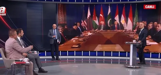 Erdoğan-Trump yan yana... ne mesaj verildi? A Haber’de çarpıcı yorum: Masanın asıl patronu Türkiye!