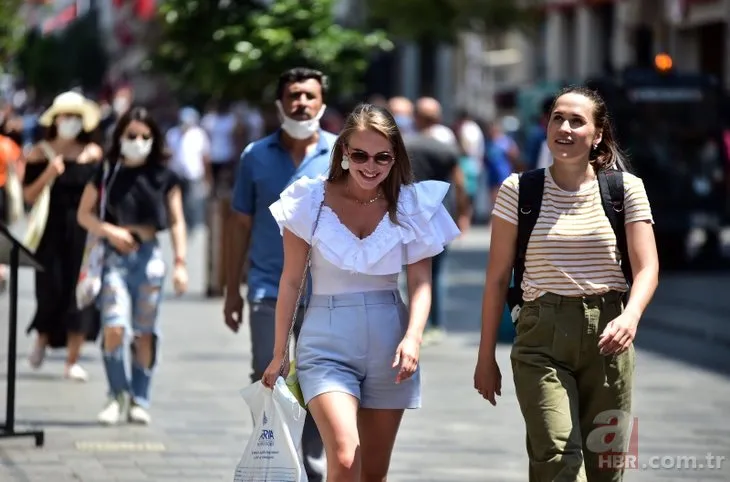 Taksim’de maskesiz gezi! Koronavirüsü hiçe saydılar