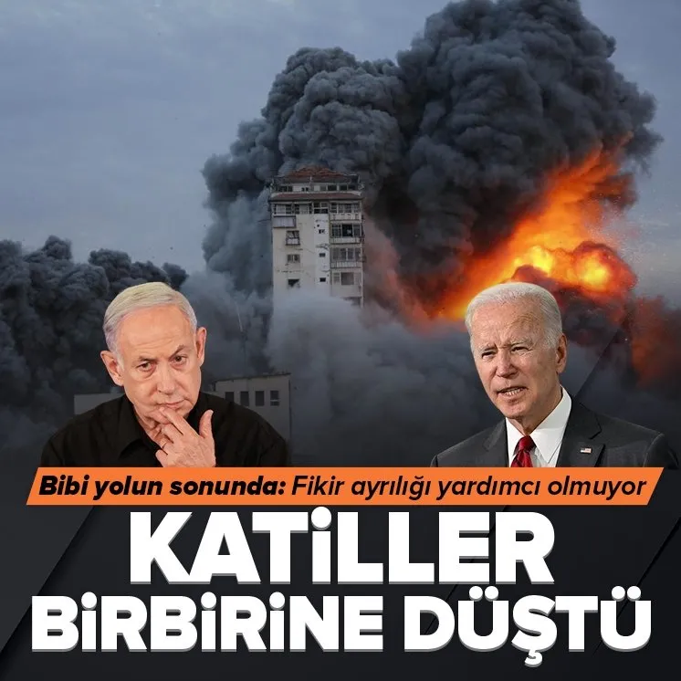 Joe Biden ve katil Netanyahu birbirine düştü
