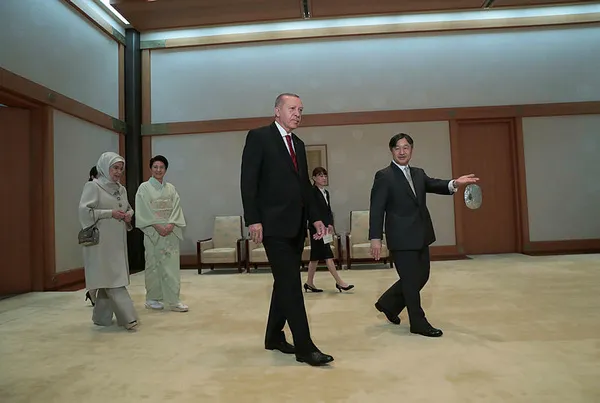 Başkan Erdoğan, Japon İmparatoru Naruhito ile görüştü